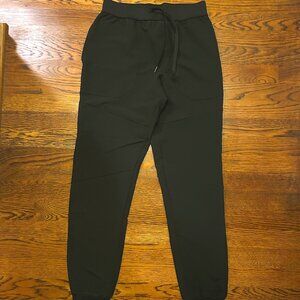 Russell Brand Black Sweatpants/Joggers adjustable drawstring Mens Sz Small 28-30